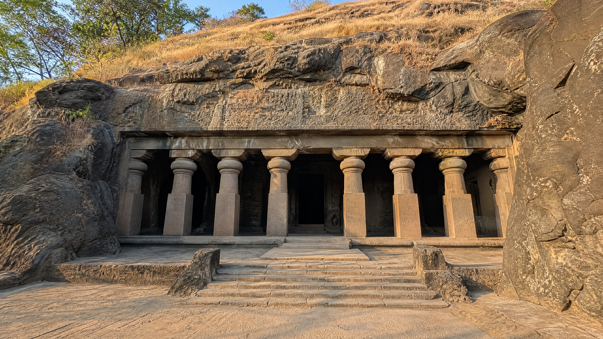 Elephanta Caves in Gharapuri, Maharashtra