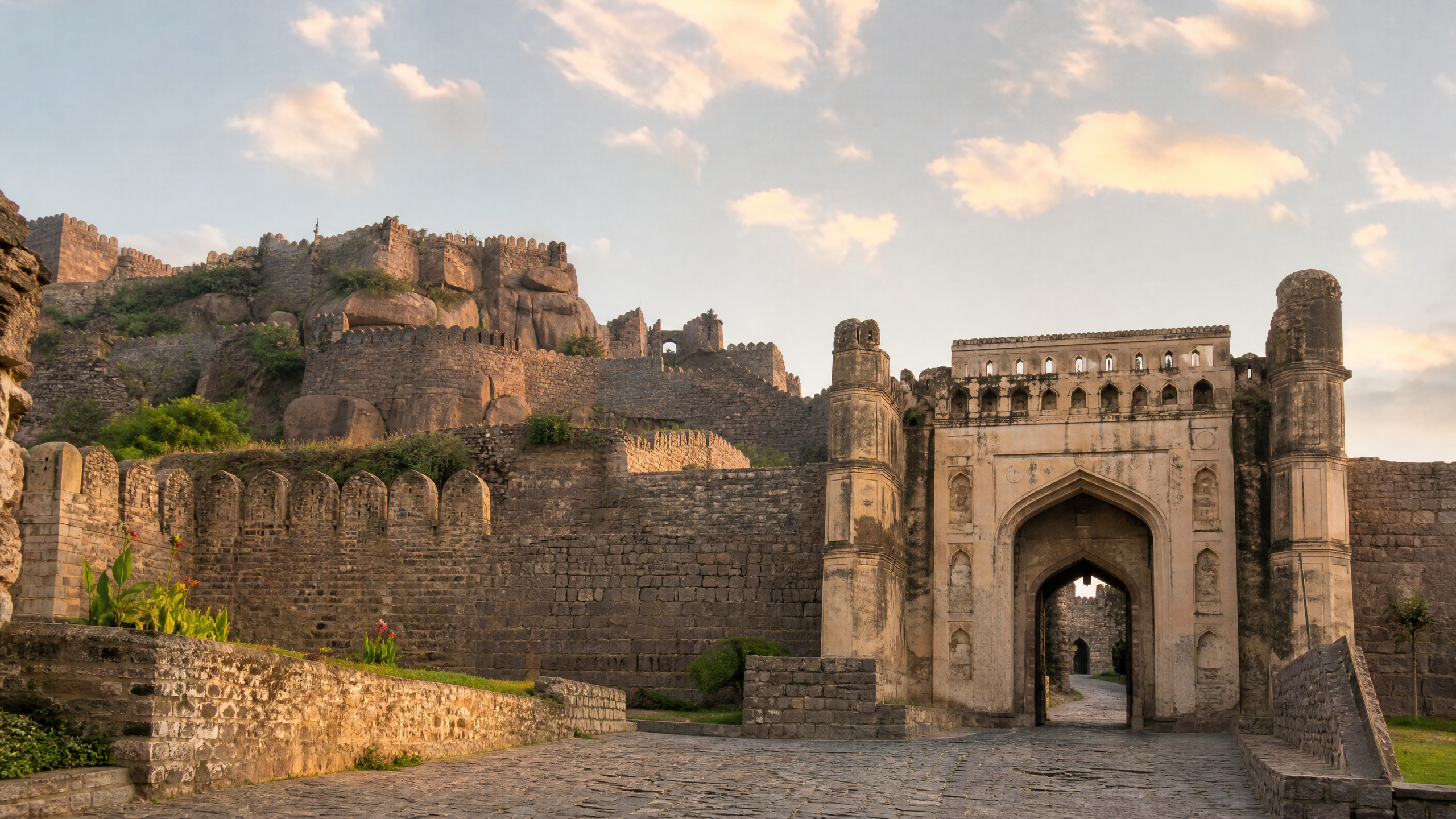 Golconda Fort in Hyderabad, Telangana