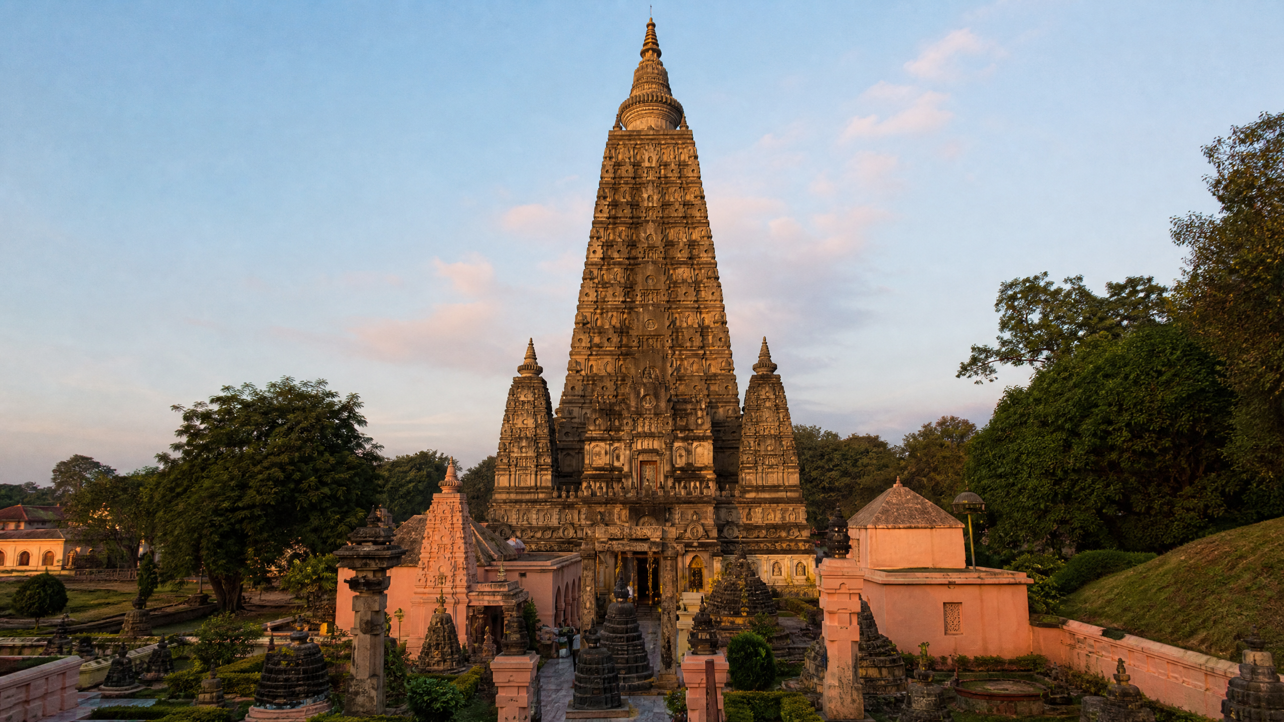Mahabodhi Temple in Bodh Gaya, Bihar