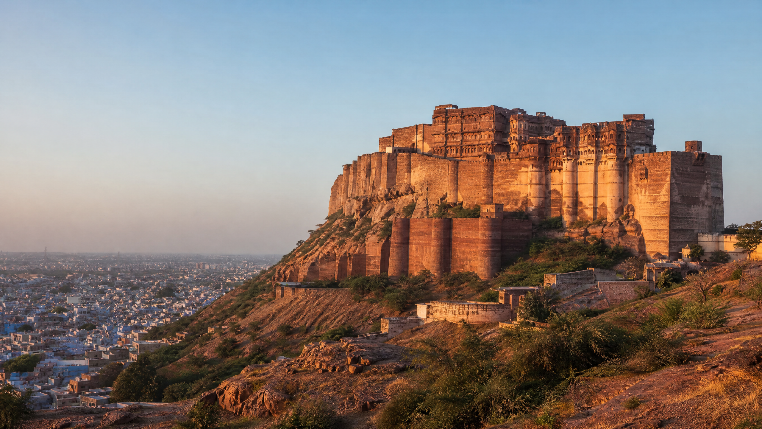 Mehrangarh Fort in Jodhpur, Rajasthan