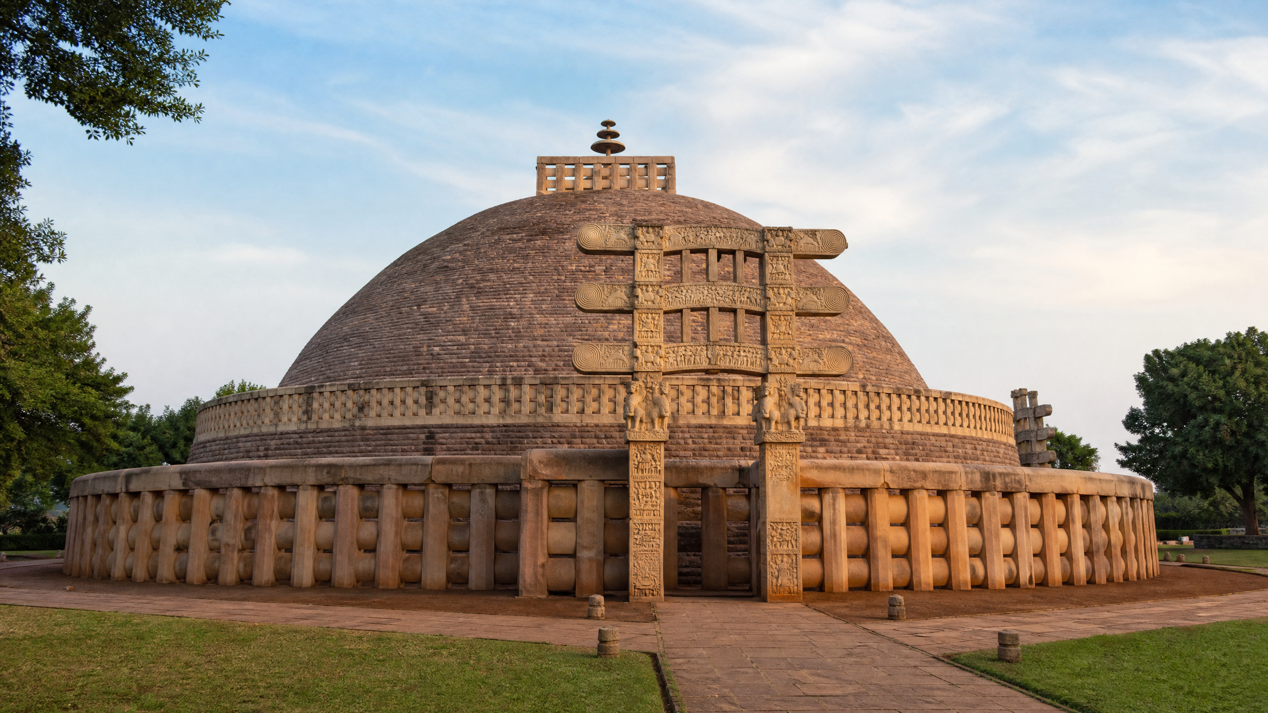 Sanchi Stupa in Sanchi, Madhya Pradesh