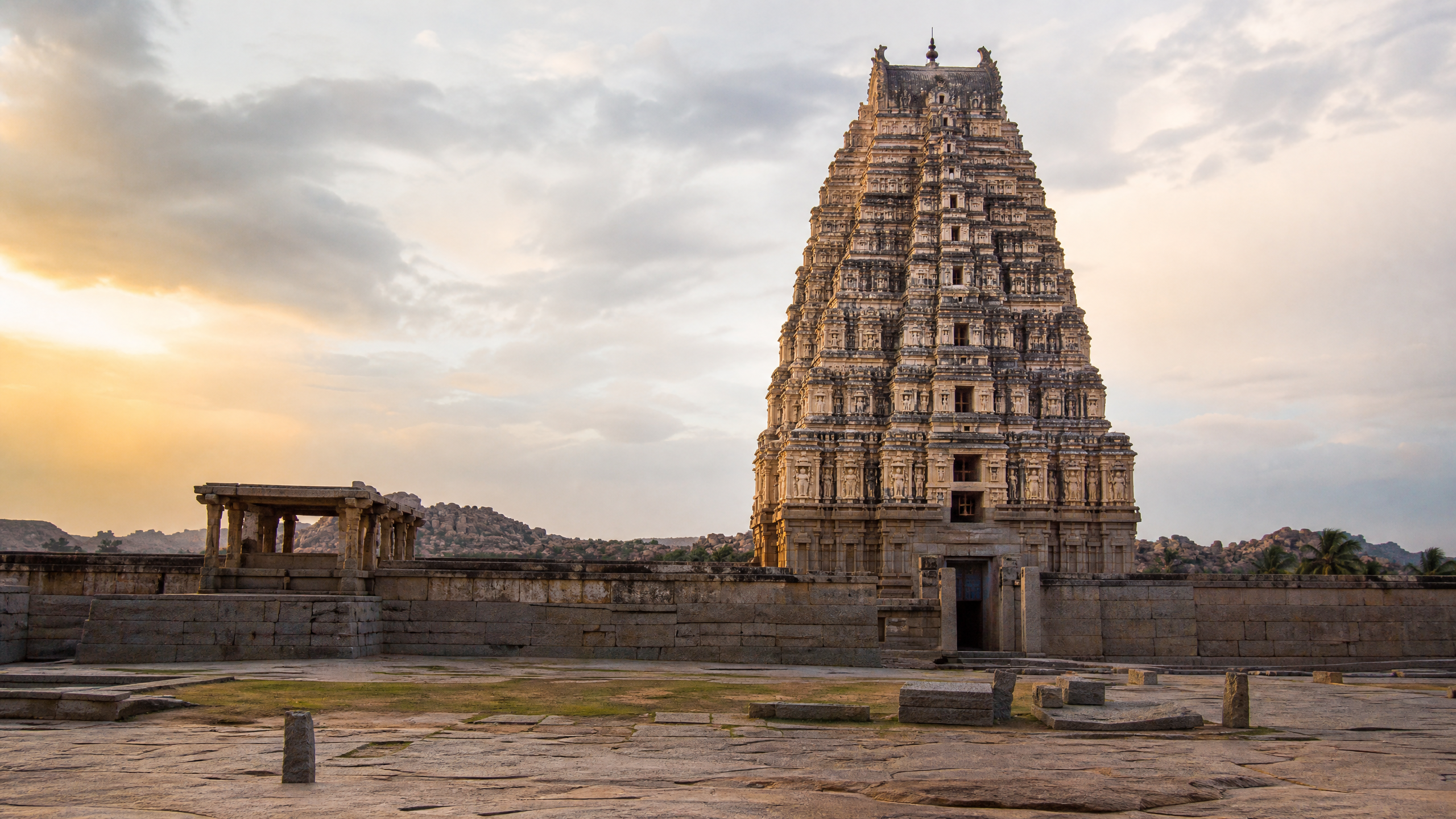 Virupaksha Temple in Hampi, Karnataka
